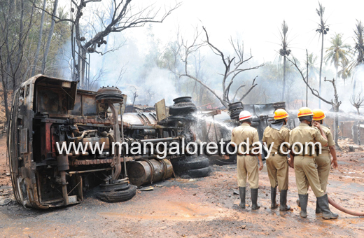 Gas Tanker accident, Uppinangady